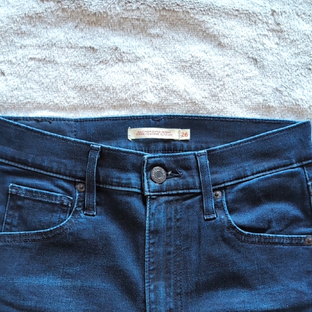 💜NWOT LEVI'S MILE HIGH SUPER SKINNY JEANS